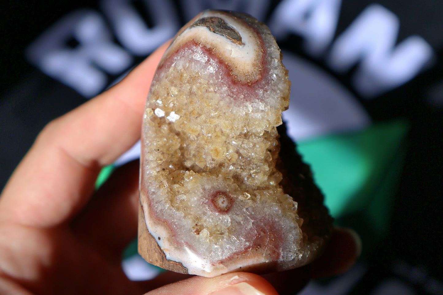 Citrine Stalactite Geode Cluster A