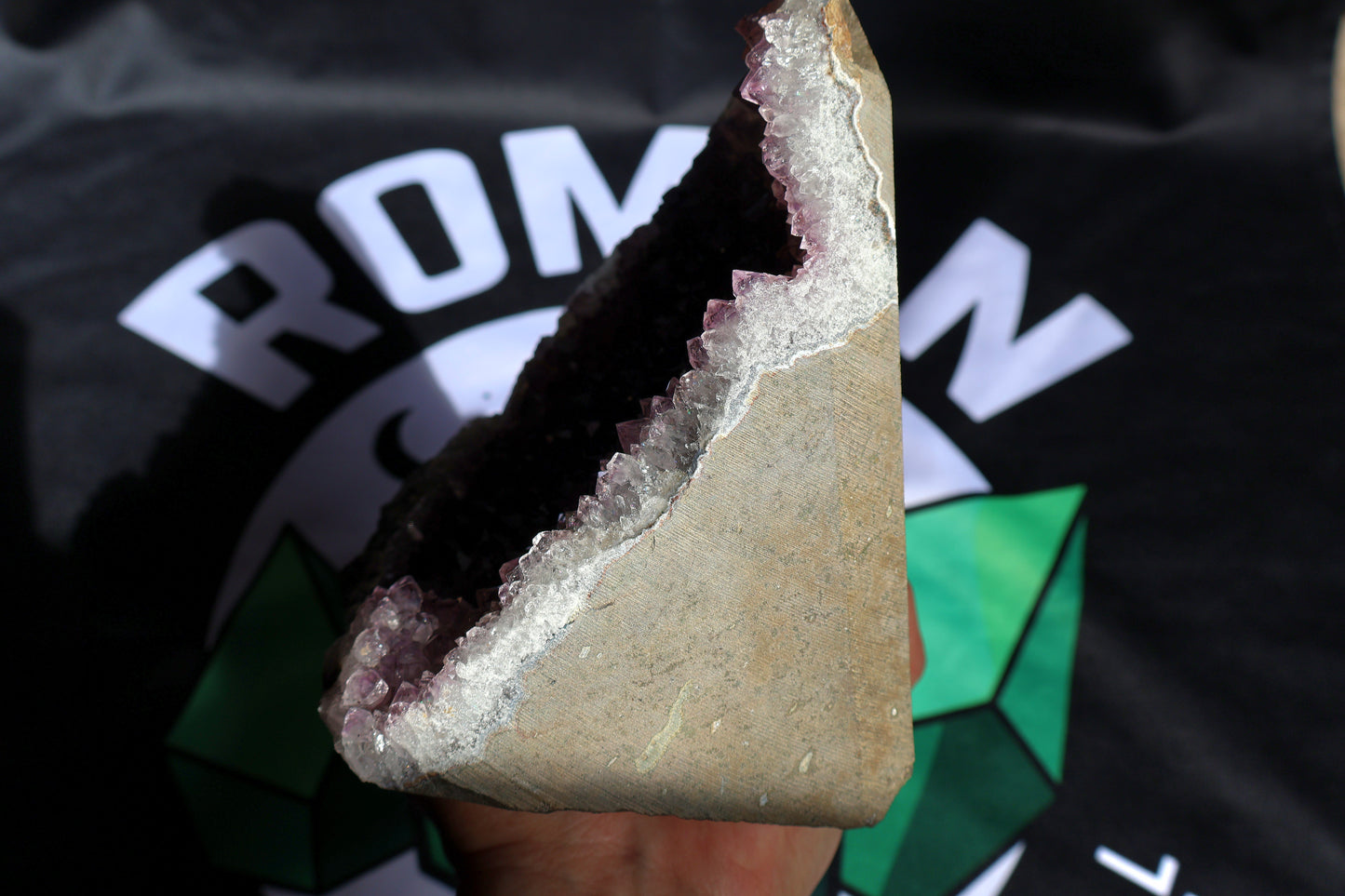 Large Statement Amethyst Stalactite Geode H