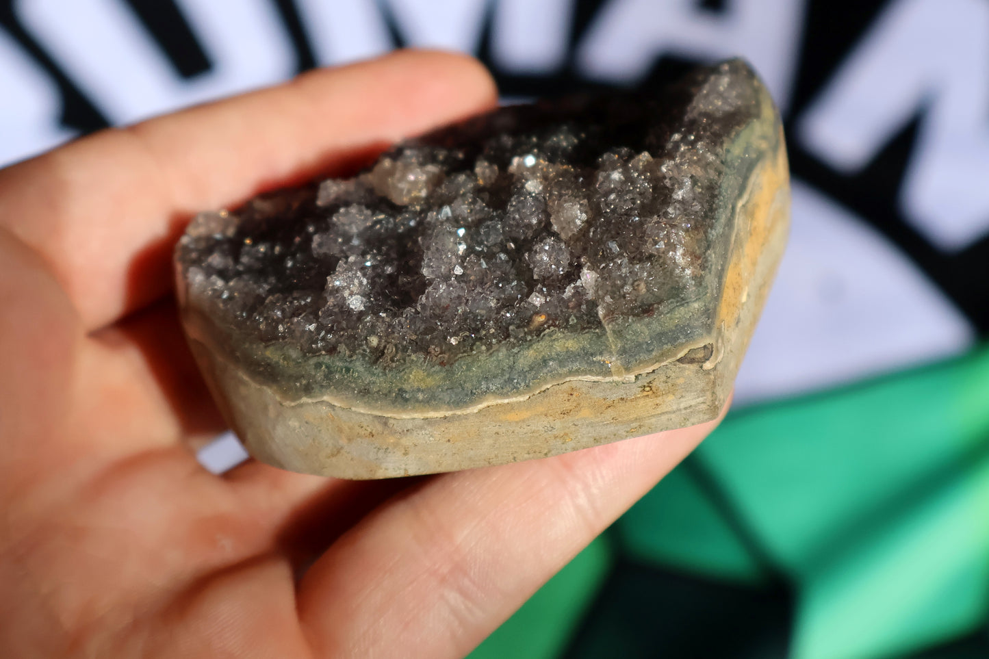 Galaxy Sugar Amethyst Heart P