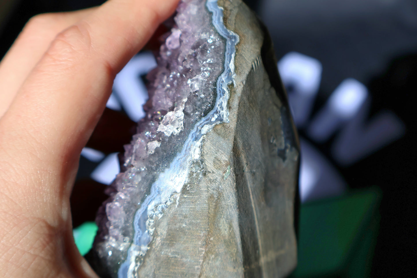 Amethyst Geode Cluster F