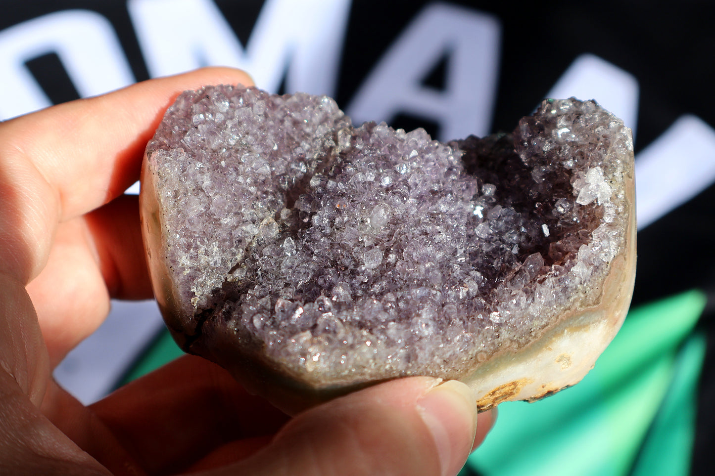 Amethyst Druze Heart Q