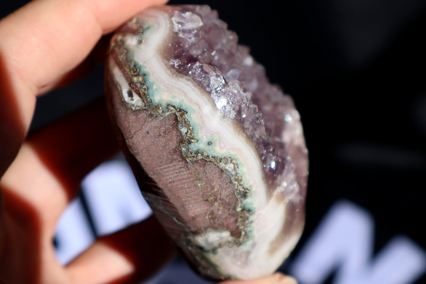 Amethyst Stalactite Cluster Heart U