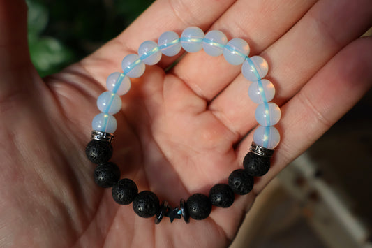 Opalite Lava Bracelet