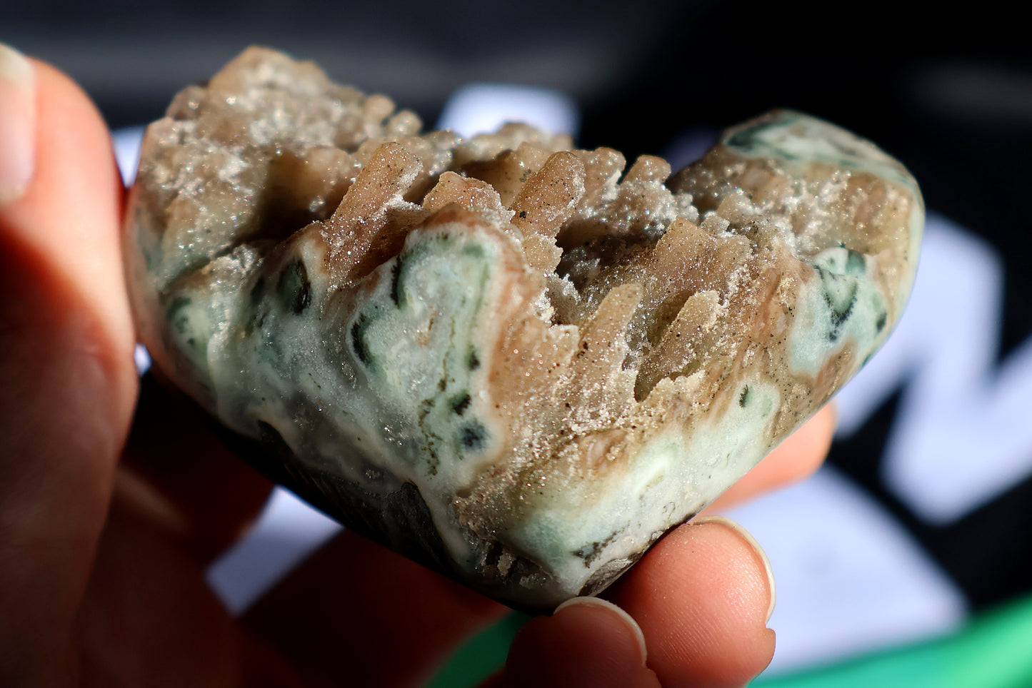 Sugar Amethyst Stalactite Formation Heart S