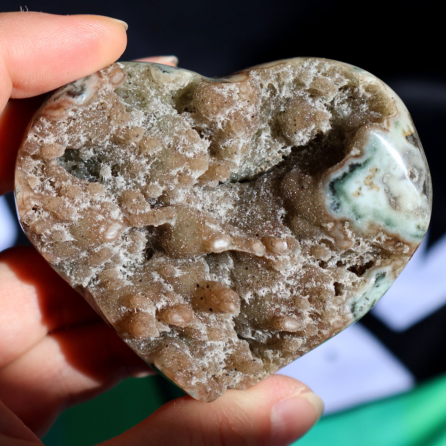 Sugar Amethyst Stalactite Formation Heart S