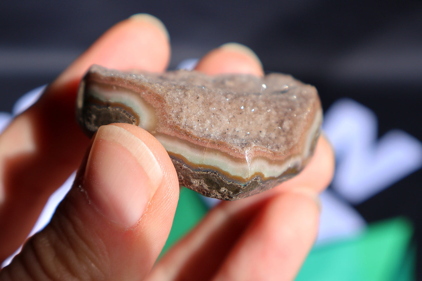 Sugar Cranberry Amethyst Druze Heart D