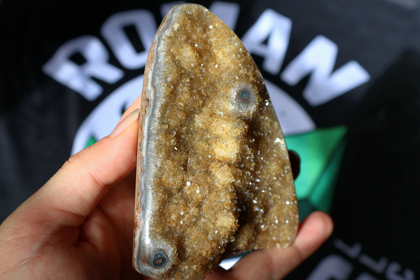 Citrine Stalactite Geode Cluster C