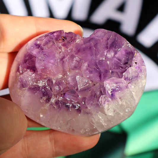 Amethyst Cluster Heart N