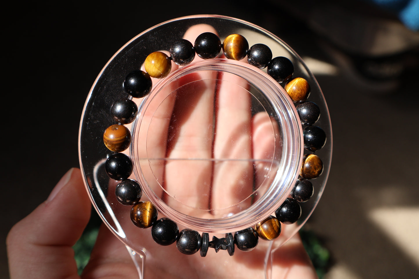 Tiger Eye Triple Protection Bracelet