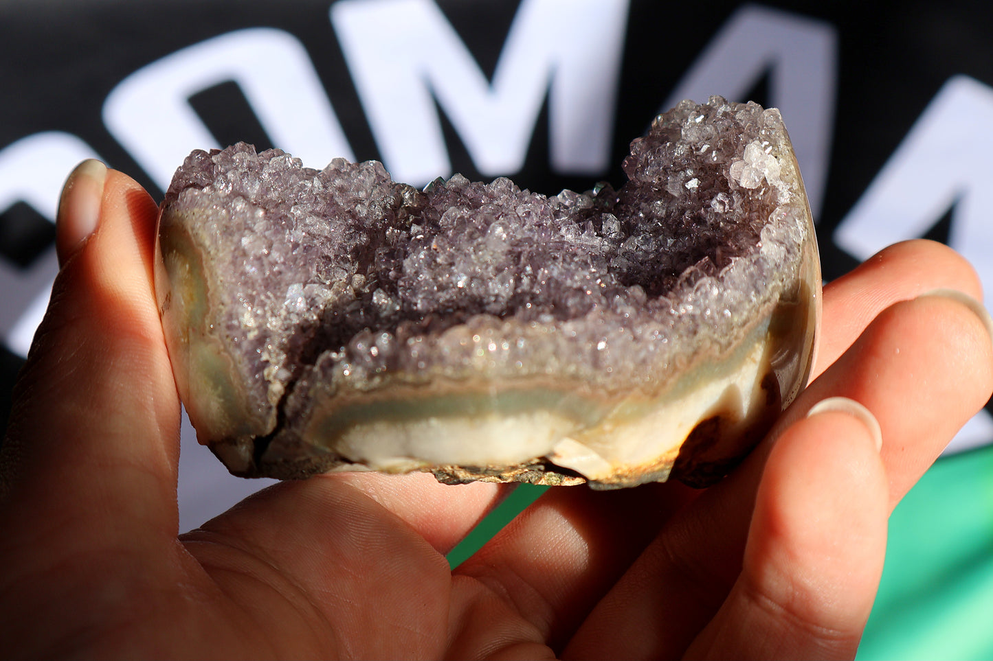 Amethyst Druze Heart Q