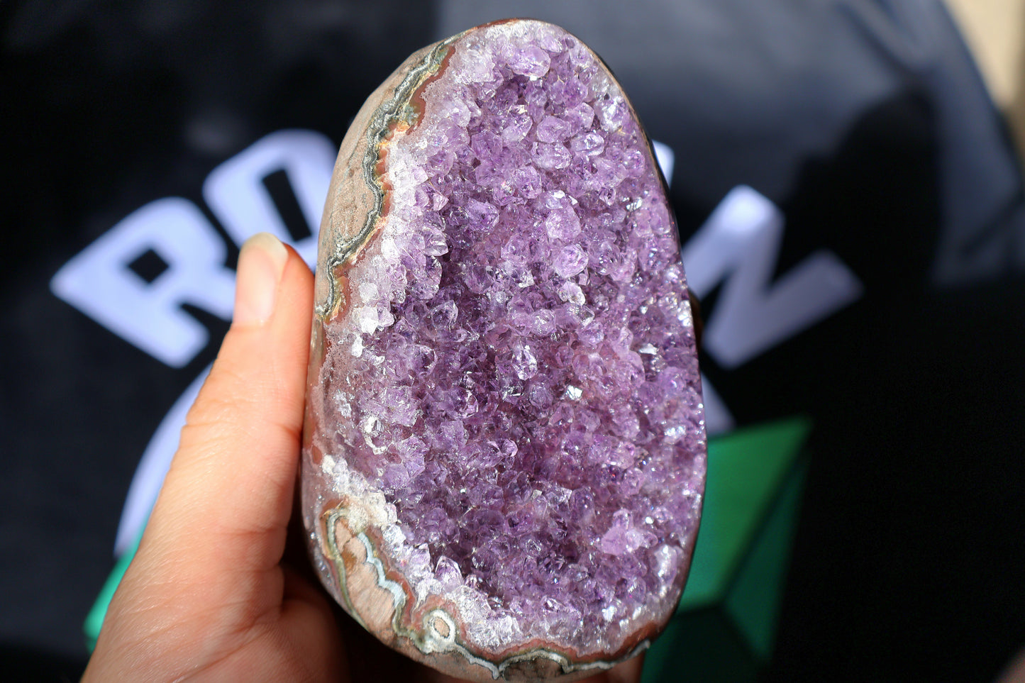 Amethyst Geode Cluster E