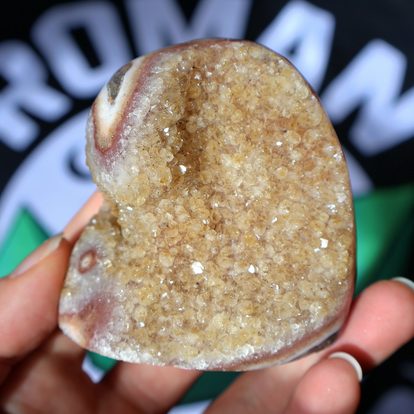 Citrine Stalactite Geode Cluster A