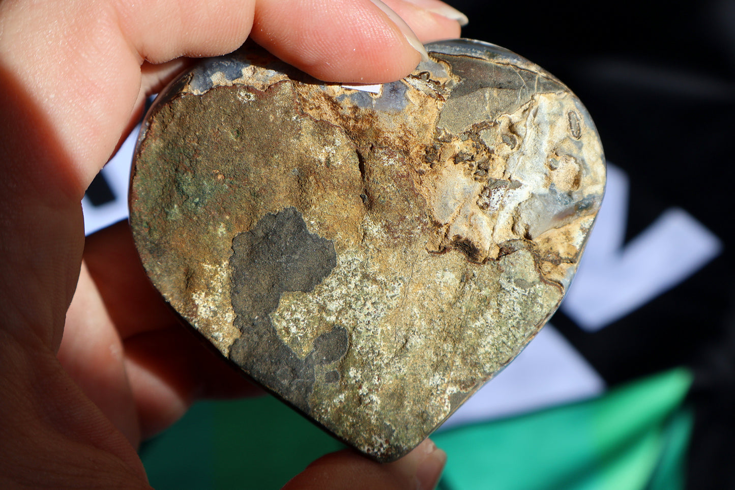 Amethyst Cluster Heart O