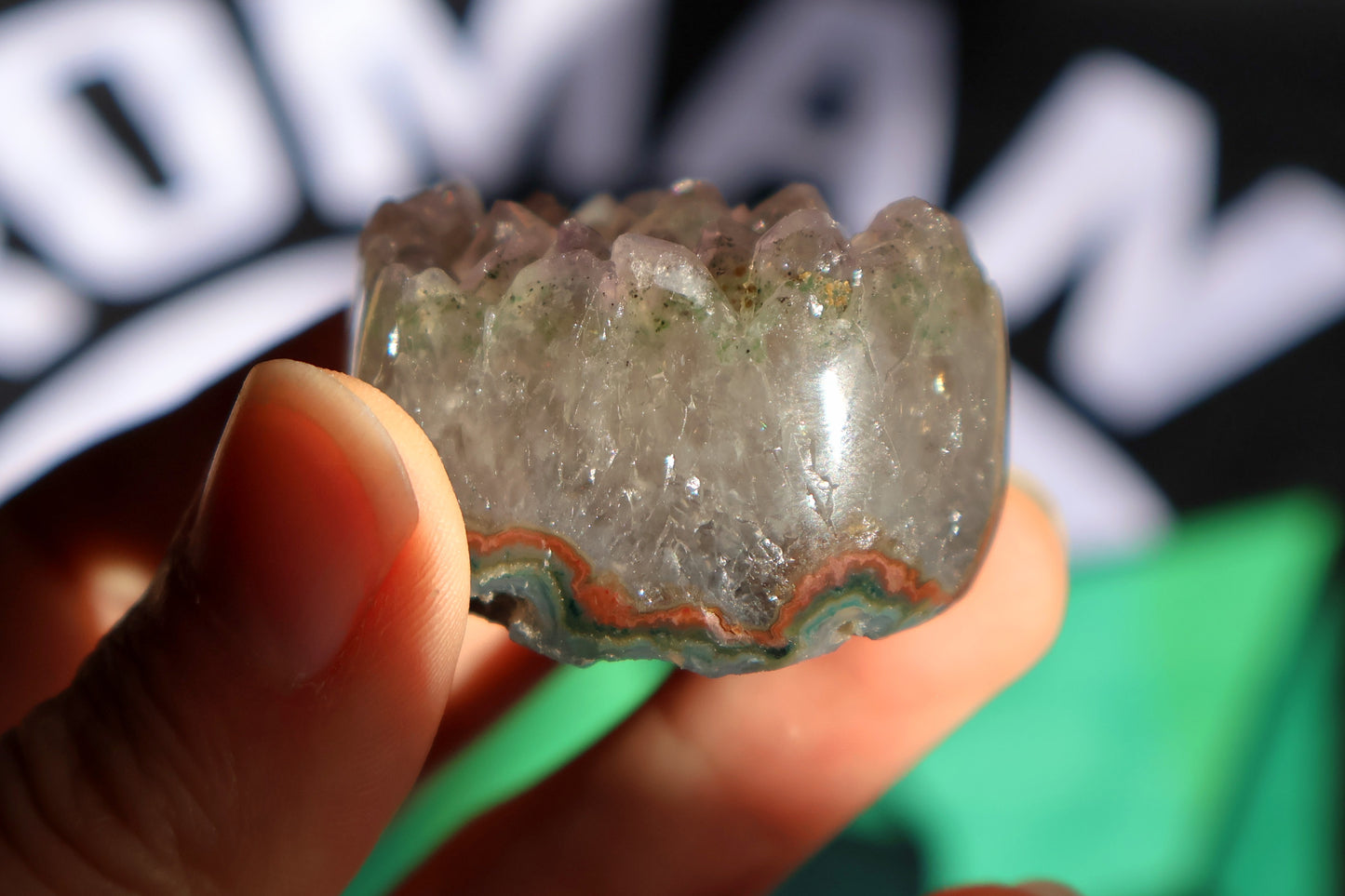 Amethyst Cluster Heart G