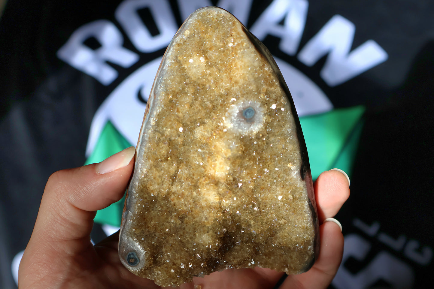 Citrine Stalactite Geode Cluster C