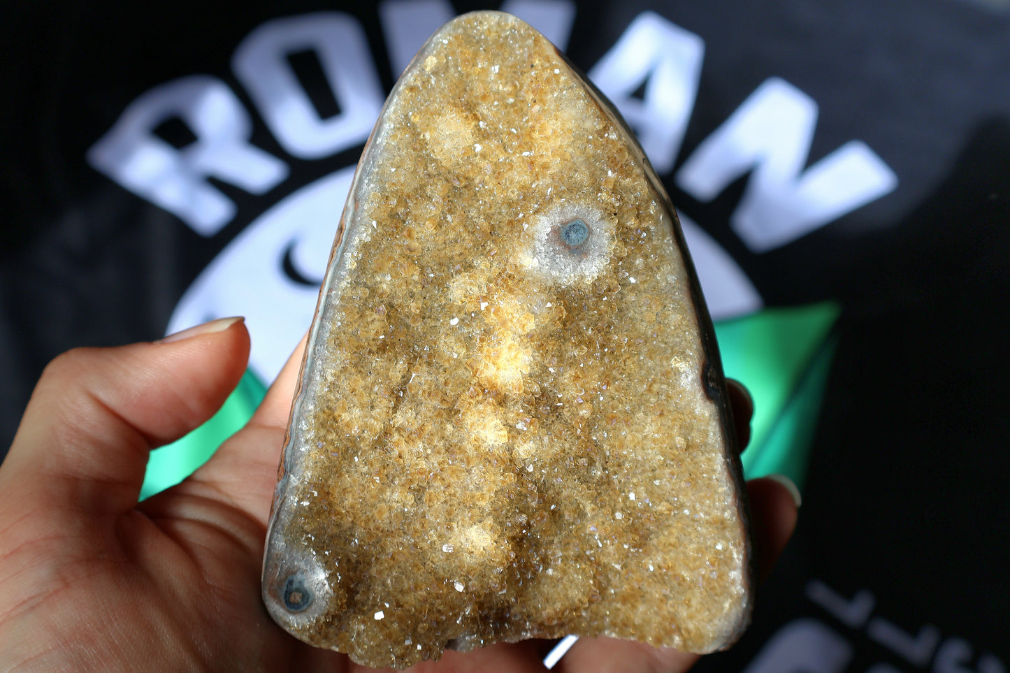 Citrine Stalactite Geode Cluster C